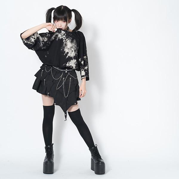 ACDC RAG エーシーディーシーラグ 3マイアシメスカート パンク