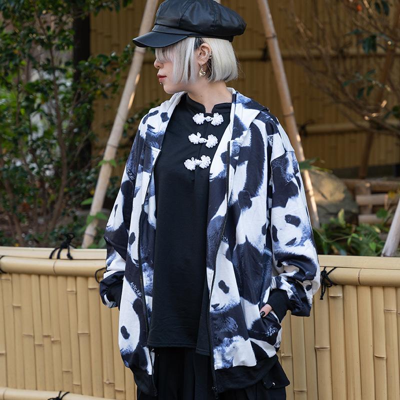 Acdc Rag エーシーディーシーラグ パンダ Zip Bigパーカー 長袖 薄手 レディース メンズ グッズ 服 原宿 原宿系 ファッション サブカル 動物 アニマル 服 総柄 Jr 330 11 Selectshop Bloom 通販 Yahoo ショッピング