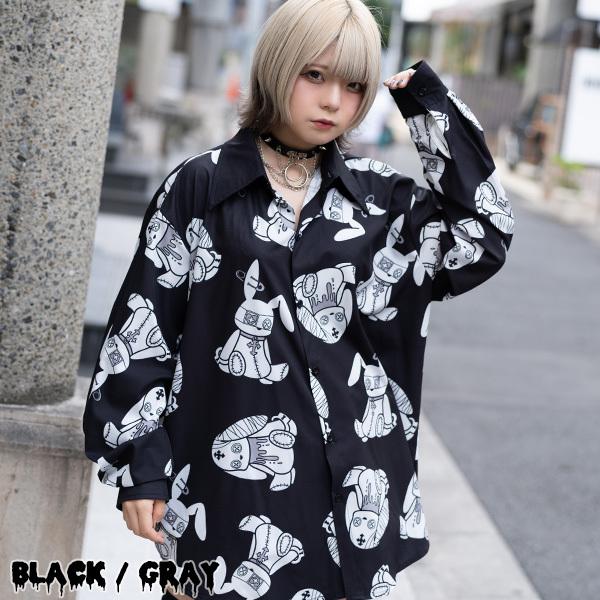 Acdc Rag エーシーディーシーラグ Pバニードールズ シャツ 長袖 パンク ロック V系 ファッション バンギャ 原宿系 原宿 韓国 病み 病みかわいい 派手カワ うさぎ Jr 339 Selectshop Bloom 通販 Yahoo ショッピング