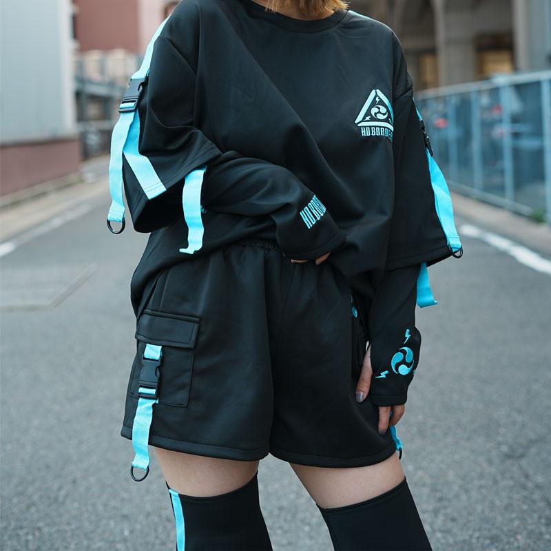 ACDC RAG エーシーディーシーラグ 渦雷 ショートパンツ 原宿系 ACDC RAG エーシーディーシーラグ 渦雷 ショートパンツ 原宿系