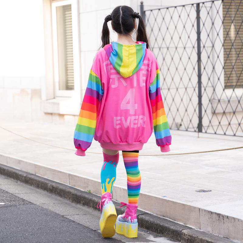 Acdc Rag エーシーディーシーラグ Harajuku Fe Zipパーカー 長袖 原宿 原宿系 派手カワ かわいい ゆめかわ ゆめかわいい 個性的 ポップ キュート ファンシー Jr Czp 11 Selectshop Bloom 通販 Yahoo ショッピング