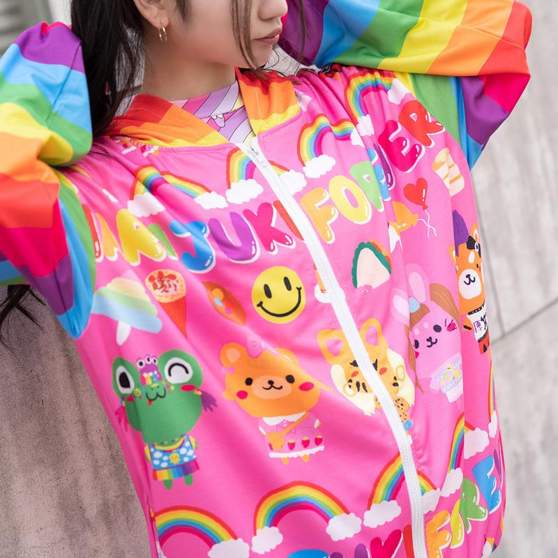 Acdc Rag エーシーディーシーラグ Harajuku Fe Zipパーカー 長袖 原宿 原宿系 派手カワ かわいい ゆめかわ ゆめかわいい 個性的 ポップ キュート ファンシー Jr Czp 11 Selectshop Bloom 通販 Yahoo ショッピング