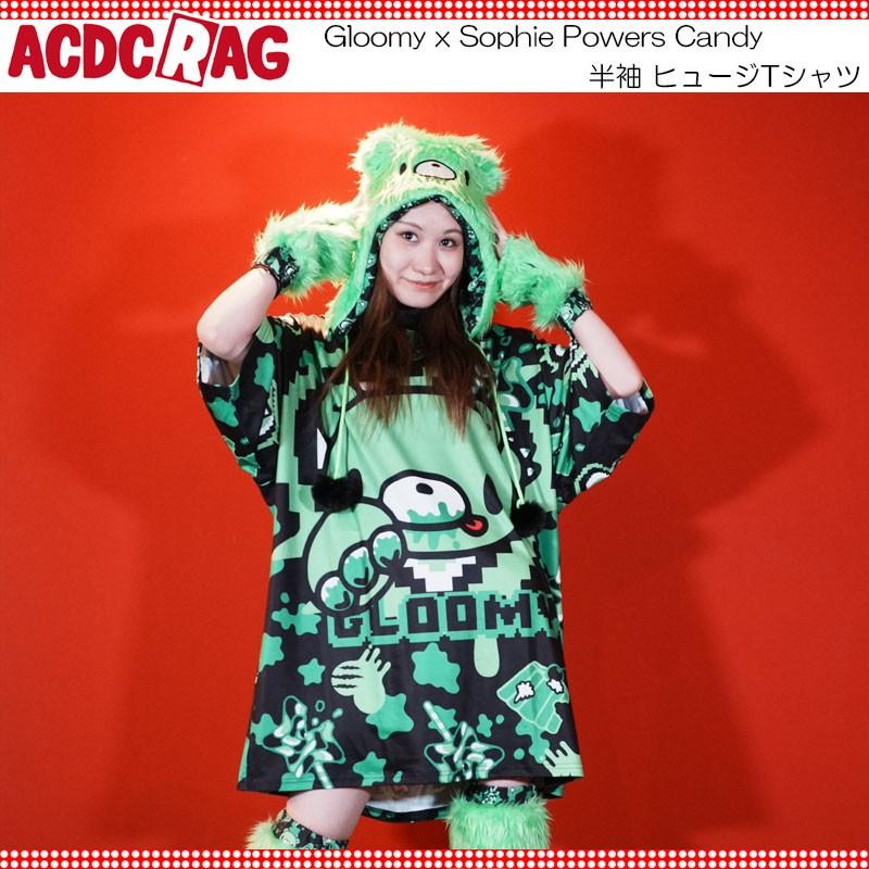 ACDC RAG エーシーディーシーラグ Gloomy x Sophie Powers Candy ヒュージTシャツ 半袖 ファッション 病 ...