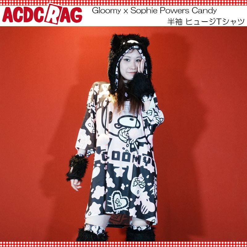 ACDC RAG エーシーディーシーラグ Gloomy x Sophie Powers Candy ヒュージTシャツ 半袖 ファッション 病 ...