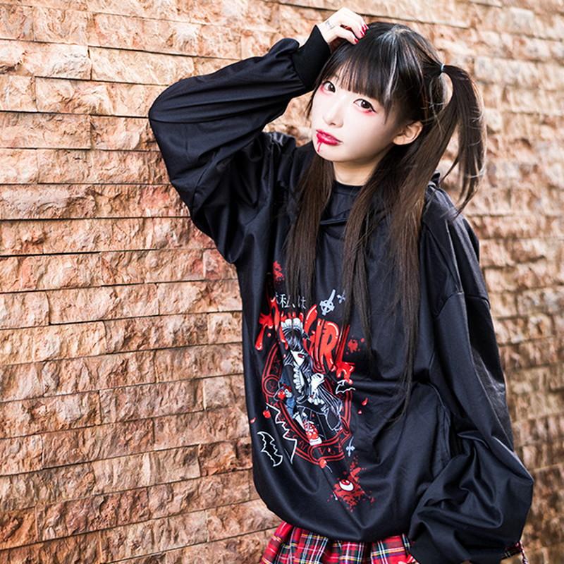 ACDC RAG エーシーディーシーラグ Spooky Girl パーカー 長袖 フーディ 