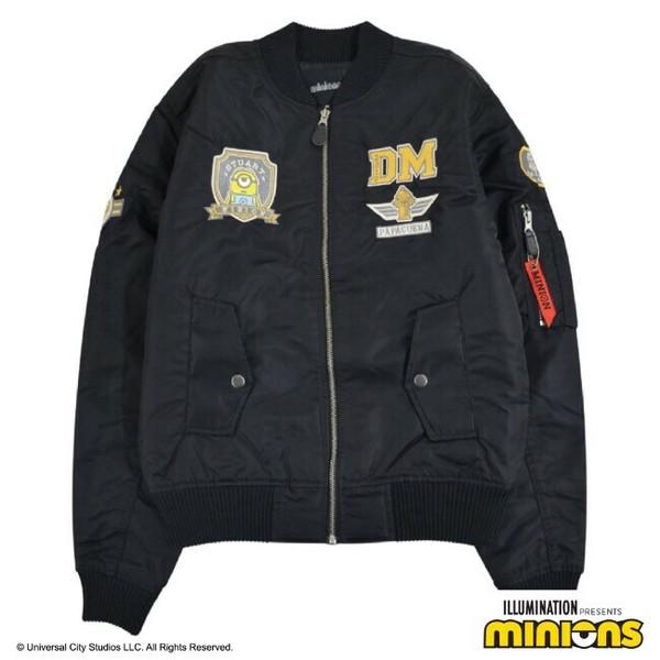 ミニオンズ ミニオン MA-1 ジャケット アウター 中綿入り メンズ 