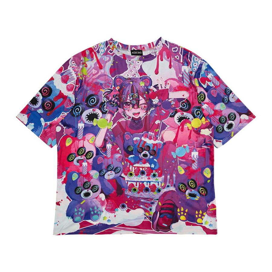 ACDC RAG エーシーディーシーラグ MAD B-DAY Tシャツ 半袖 原宿 原宿系
