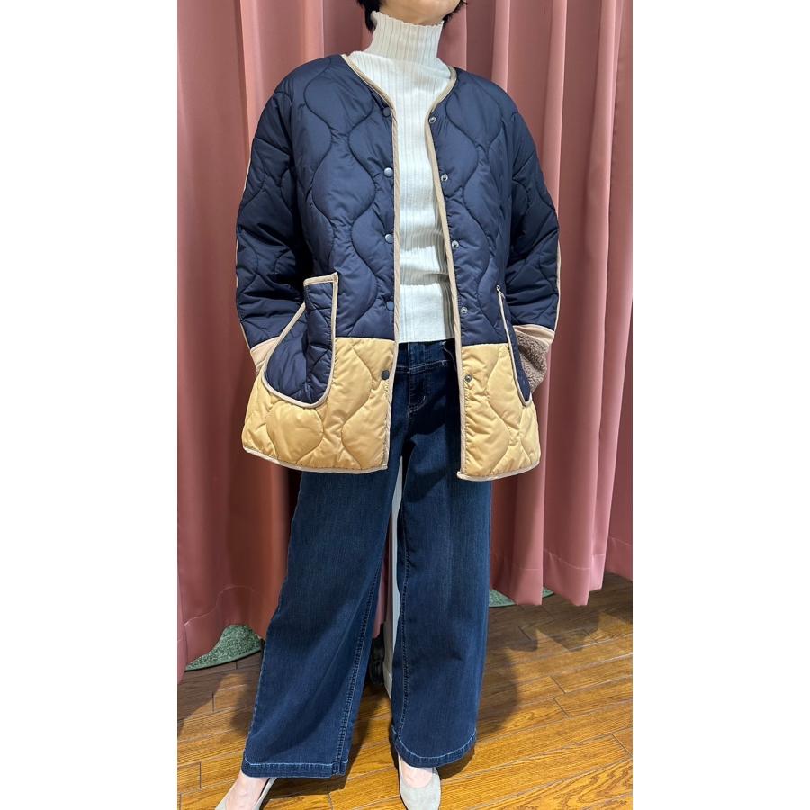 Lallia Mu ラリアムー リバーシブルキルトボアコート SALE : セレクト 