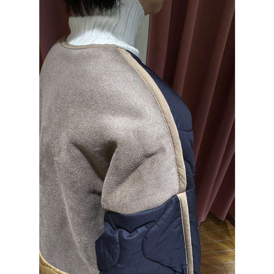 Lallia Mu ラリアムー リバーシブルキルトボアコート SALE : セレクト 