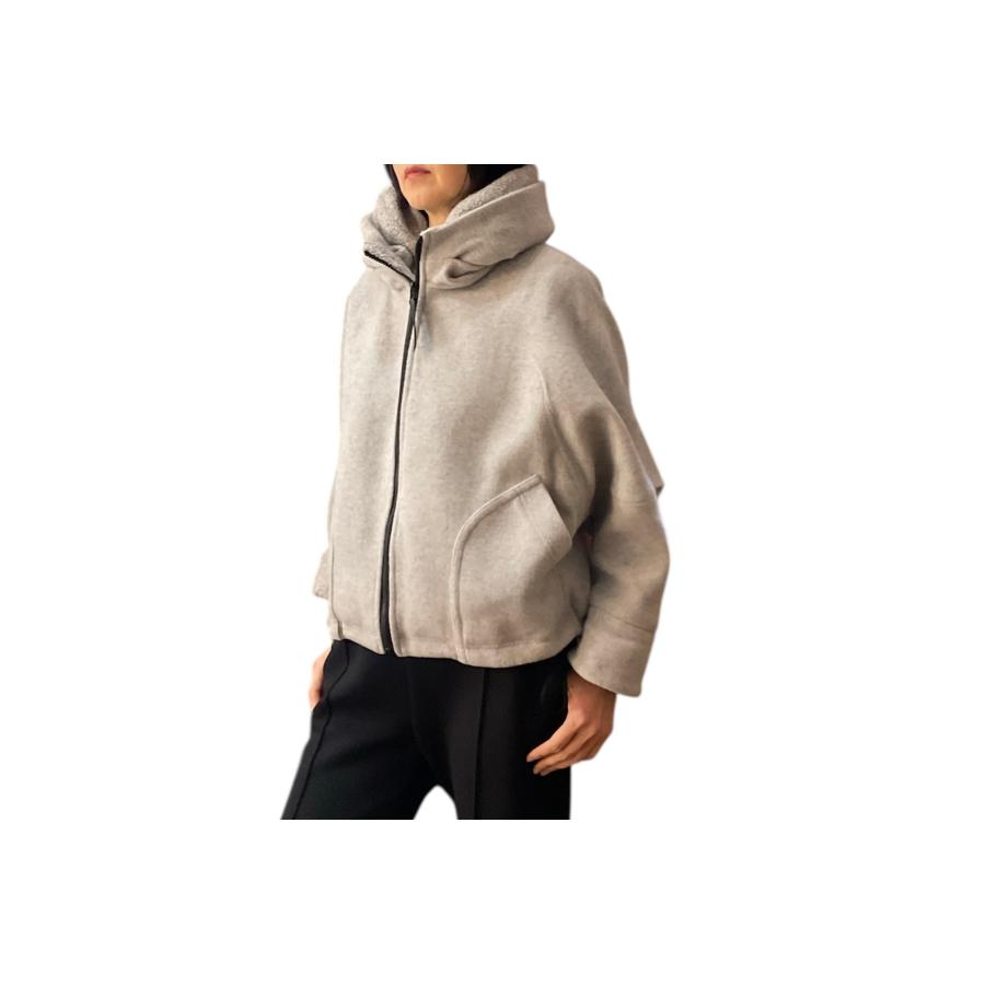 Lallia Mu（ラリア・ムー） ボアフードショートコート SALE : セレクト