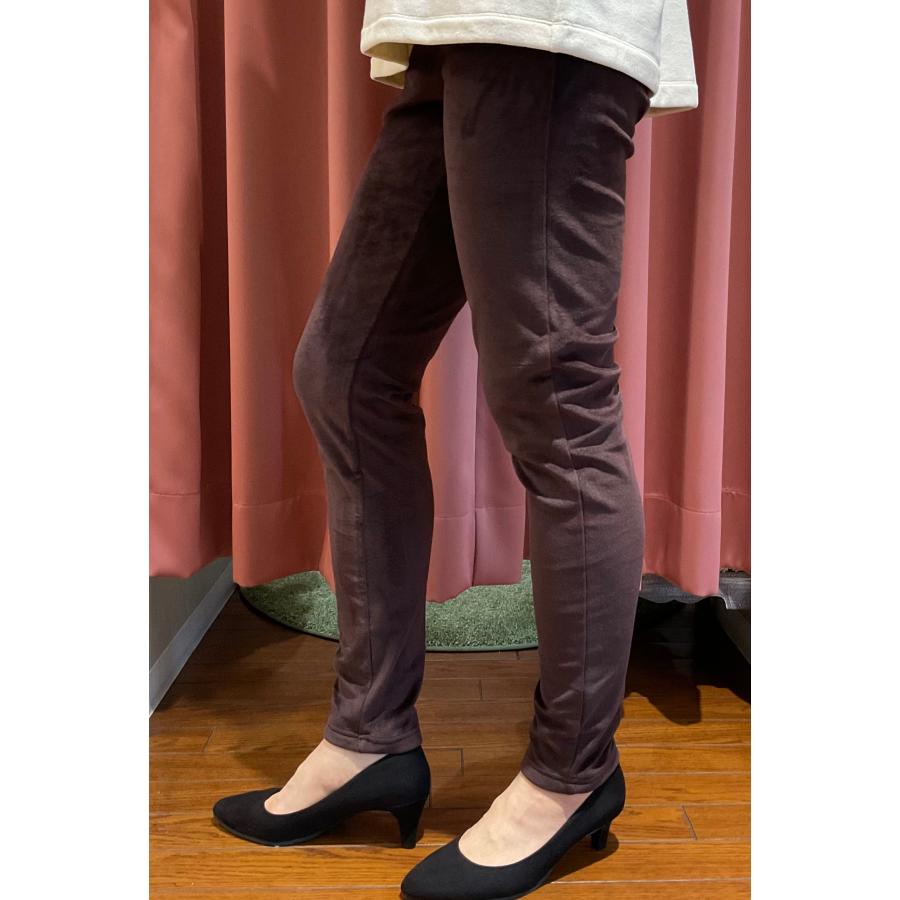 ayane アヤン ストレッチベロアベロアレギンス : セレクトショップ