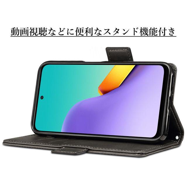 Redmi 12 5G レザーケース 手帳型 XIG03 A401XM : Shop B.M.Kヤフー店