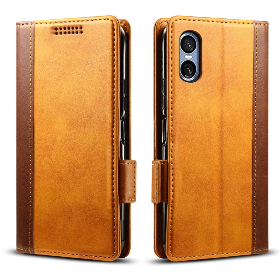Xperia 10 VI SO-52E SOG14 A402SO XQ-ES44 レザーケース 手帳型