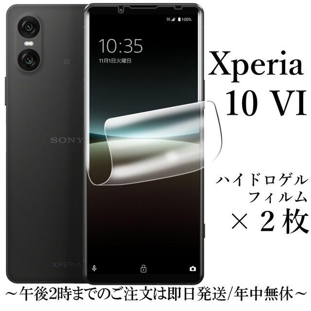 Xperia 10 VI SO-52E SOG14 A402SO XQ-ES44 ハイドロゲルフィルム×2枚