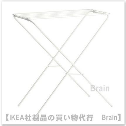 イケア（IKEA） JALL 物干しラック79×40×82cm ホワイト（002.428.91