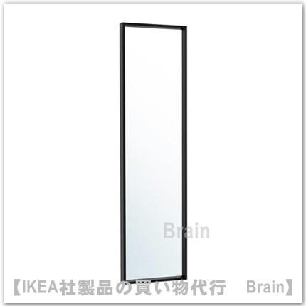 イケア（IKEA） NISSEDAL/ニッセダール ミラー40x150 cm ブラック