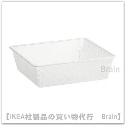 イケア（IKEA） JONAXEL メッシュバスケット50x51x15cm ホワイト