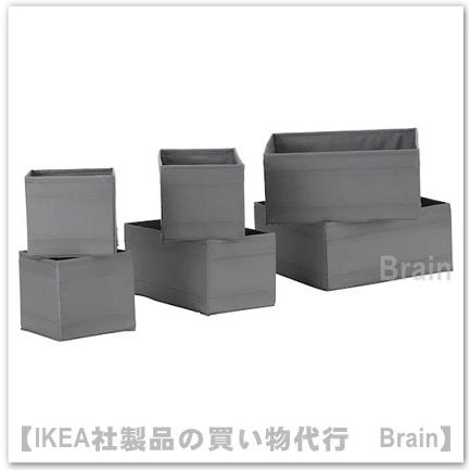 IKEA - IKEA SKUBB Lサイズ イケア IKEA SKUBB スクッブ ボックス 3 ピース ホワイト 白