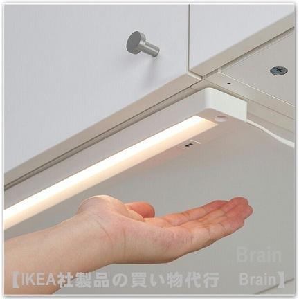 イケア（IKEA） NON/ノン LEDワークトップ照明60 cm ホワイト（004.895