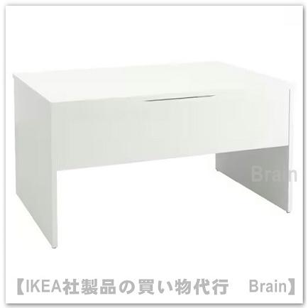 IKEA ÖSTAVALL エスタヴァル 調節可ローテーブル, リフトアップ イケア（IKEA） OSTAVALL/エスタヴァル 調節可能ローテーブル ホワイト