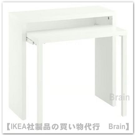 イケア（IKEA） LANGDHOPP/レングドホップ 引き出し式デスク90x39/71
