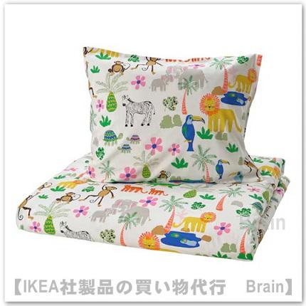 イケア（IKEA） NATTHAGER/ナットヘーゲル 掛け布団カバー＆枕カバー