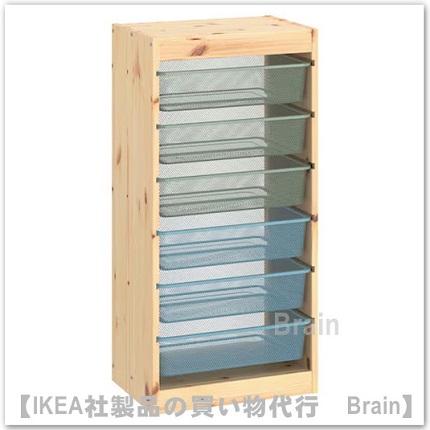 【2個セット】IKEA イケア　TROFAST トロファスト　ボックス付き 楽天市場】IKEA イケア TROFAST トロファスト収納トレイ 仕切り付き