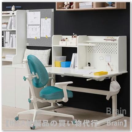 イケア（IKEA） BERGLARKA/ベリレルカ デスク120x70 cm ホワイト