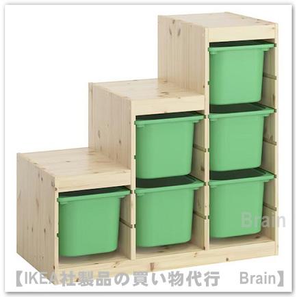 イケア（IKEA） TROFAST/トロファスト 収納コンビネーション94x44x91