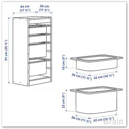 IKEA トロファスト　TROFAST 収納箱4箱　仕切板1枚付き IKEA トロファスト TROFAST 収納箱4箱 仕切板1枚付き TROFAST/トロ