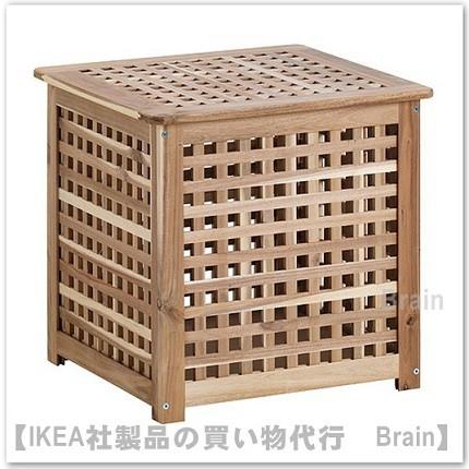 アカシアのサイドテーブル サイドテーブル 木製 アイアン おしゃれ ソファ ベッド 収納 棚付き