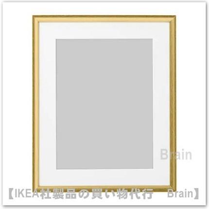 イケア（IKEA） SILVERHOJDEN フレーム/43×53cm ゴールドカラー