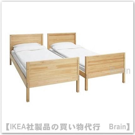 ｉｋｅａ イケア Norddal 2段ベッドフレームすのこ付き90x200 Cm パイン材 10414250 Selectshop Brain 通販 Yahoo ショッピング