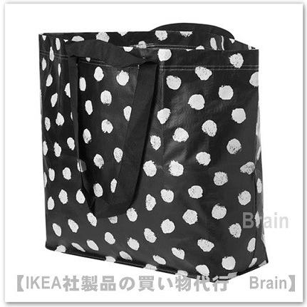 ＩＫＥＡ/イケア　SKRUTTIG/スクルッティグ　キャリーバッグ36 L　Mサイズ　ブラック/ホワイト（104.677.57）｜shop-brain