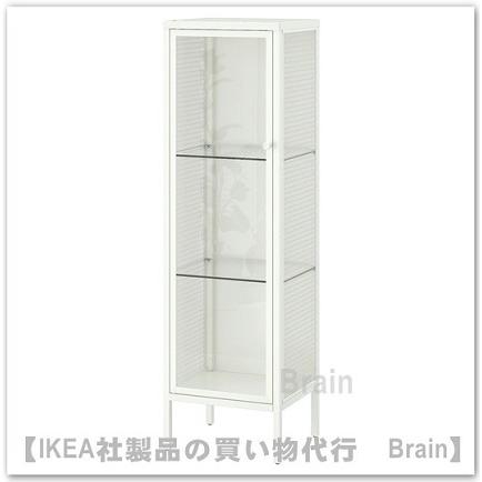 美品 IKEA イケア BAGGEBO バッゲボー ガラス扉キャビネット イケア（IKEA） BAGGEBO/バッゲボー ガラス扉キャビネット34x30x116 cm