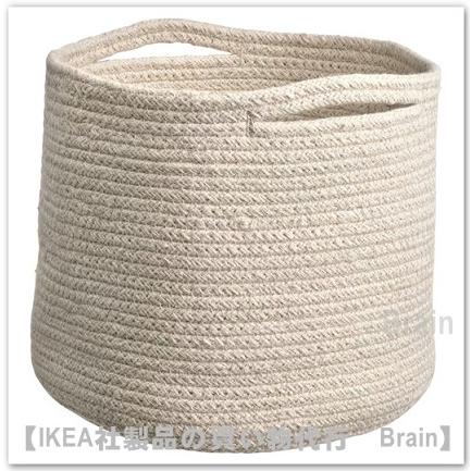 イケア（IKEA） TJABBIG/シャッビグ バスケット25x23 cm ナチュラル