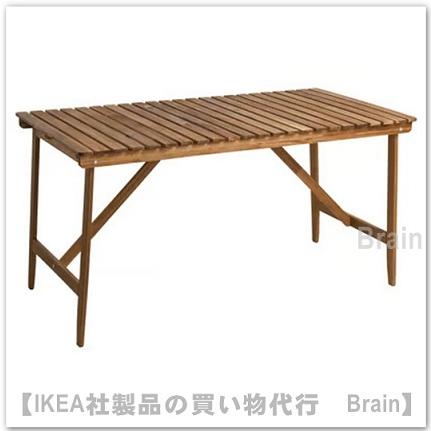 イケア（IKEA） ASKHOLMEN/アスクホルメン テーブル143x75 cm 屋外用