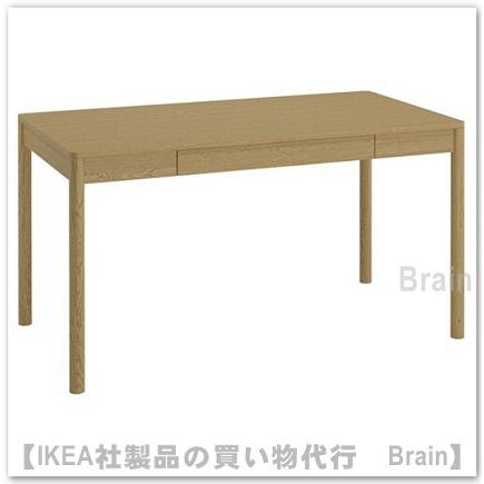イケア（IKEA） TONSTAD/トンスタード デスク 140x75 cm オーク材突き