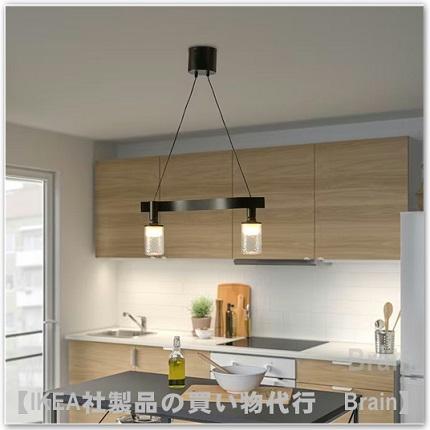 イケア（IKEA） ACKJA/アッキャ ペンダントランプ60 cm ブラック