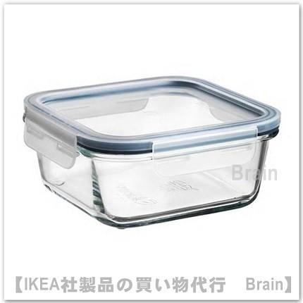 ＩＫＥＡ/イケア　IKEA 365+　保存容器 ふた付き15x15x7cm　ガラス/プラスチック（192.691.21）｜shop-brain