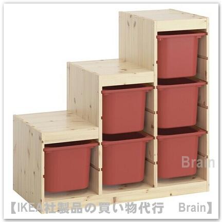 新品ボックス２個を別途料金で付属可能　送料込みIKEA トロファスト イケア（IKEA） TROFAST/トロファスト 収納コンビネーション94x44x91