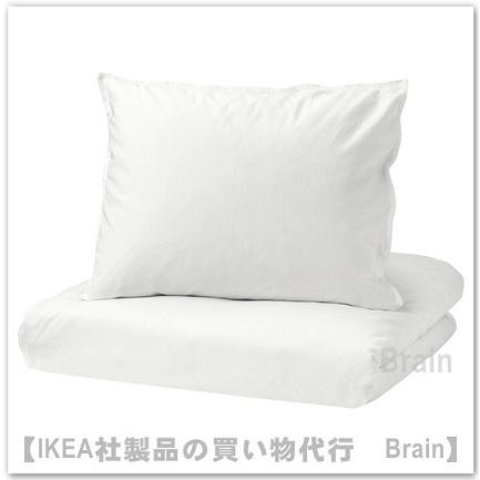 イケア（IKEA） ANGSLILJA/エングスリリア 掛け布団カバー＆枕カバー