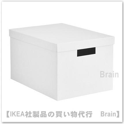 ｉｋｅａ イケア Tjena 収納ボックス ふた付き25x35x Cm ホワイト Selectshop Brain 通販 Yahoo ショッピング