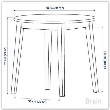 【IKEA】ナッカンネース ダイニングテーブル　円卓 1113764_pe871532_s5.jpg