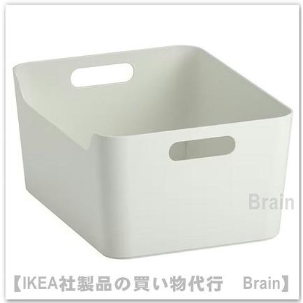 イケア（IKEA） UPPDATERA/ウップダテラ ボックス34x24 cm ホワイト