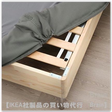 ＩＫＥＡ/イケア LYNGOR/リンゴール カバー90x200 cm ダークグレー（205.660.78/20566078）の画像