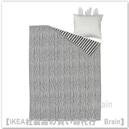 イケア（IKEA） NATTHAGER/ナットヘーゲル 掛け布団カバー＆枕カバー