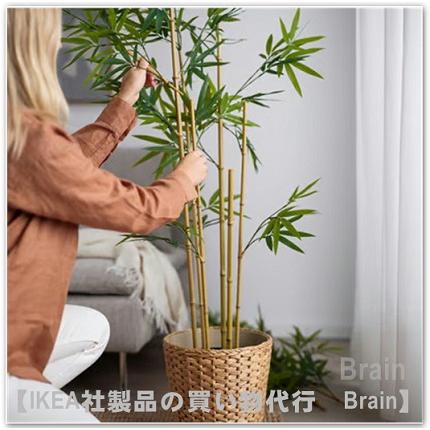 IKEA 人工観葉植物 フェイクグリーン 竹 笹 七夕飾り IKEA 180㎝ イケア（IKEA） FEJKA/フェイカ 人工観葉植物180cm 竹(206.106.08