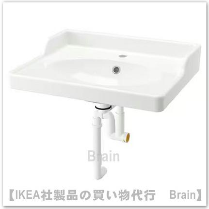 イケア（IKEA） RUTSJON/ルートショーン 洗面ボウル・排水トラップ付き