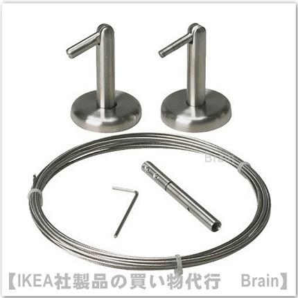 ｉｋｅａ イケア Dignitet カーテンワイヤー500cm ステンレススチール Selectshop Brain 通販 Yahoo ショッピング